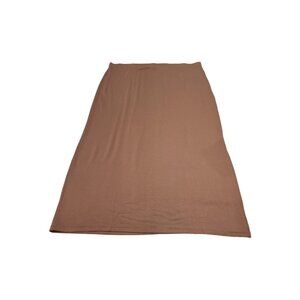 Daily Ritual Skirt Womens XXL Tan Stretchy Knit Maxi‎ Pull On Neutral Capsule